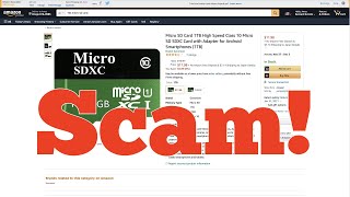 Beware Of Fake 1tb Micro Sd Cards On Amazon  How To Avoid Getting Scammed [upl. by Lezned432]