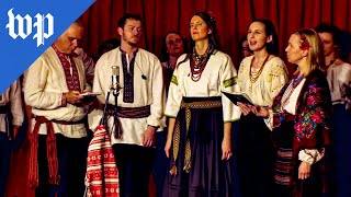 NYC Ukrainians support war efforts with folk songs and borscht [upl. by Ilil]