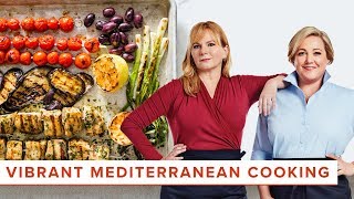 How to Make Mediterranean Favorites like Swordfish Skewers and Egyptian Barley Salad [upl. by Karlotte765]