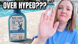 Blue Lizard Sunscreen Review And Application  Melanoma Mom [upl. by Reivazx]