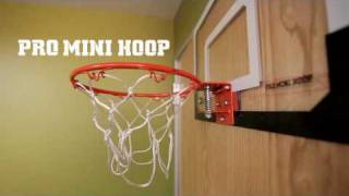 Pro Mini Hoop Indoor Basketball Hoop by SKLZ [upl. by Htebezile50]