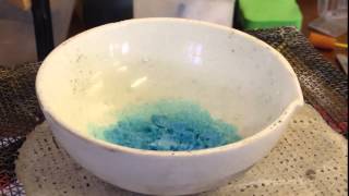 Hydrated to Anhydrous Copper Sulfate a Reversible Reaction [upl. by Keely448]