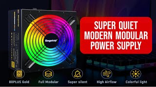 Segotep 850W RGB PSU ATX PC Fully Modular Power Supply [upl. by Mckee763]