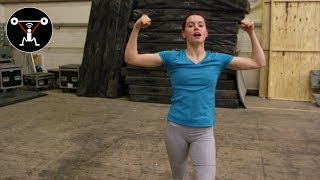 Daisy Ridley Kiss Workout Routine [upl. by Roter]