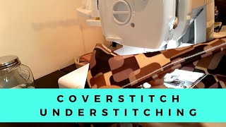 Coverstitch Machine Ideas  How to Understitch a StretchKnit Waistband Using a Coverstitch Machine [upl. by Danell]