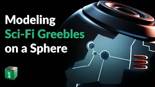 Blender Secrets  Modeling SciFi Greebles on a Sphere using Annotate Tool [upl. by Kurys]