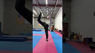 Butterfly Kick Tutorial  Tricking [upl. by Fiertz]