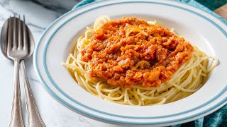 Vöröslencse bolognai spagetti  Mindmegettehu [upl. by Grefer]