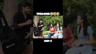 Totla Singing Prank On Cute Girls shorts funny comedy viral [upl. by Elam426]