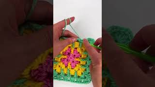 granny square crochet for beginners [upl. by Guria923]