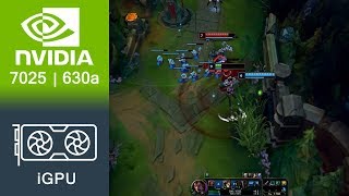 League Of Legends Gameplay GeForce 7025  nForce 630a [upl. by Oiram898]