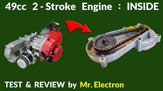 49cc Pull Start Mini Moto Dirt Bike Engine Review [upl. by Brietta]