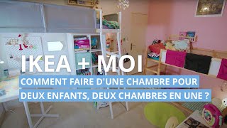 Comment aménager une chambre denfants partagée   IKEAMOI [upl. by Ordnasil204]