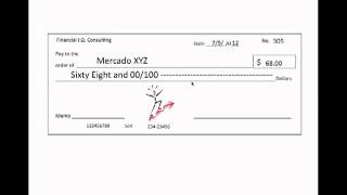 Como llenar un cheque [upl. by Nairim]