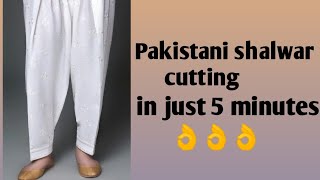 Pakistani shalwar cutting amp stitching [upl. by Zevahc763]