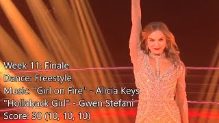 💃 Hannah Brown  Dancing With The Stars Performances [upl. by Irianat]