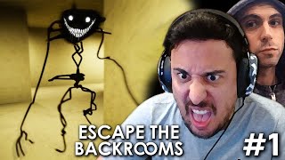 LAS PEORES ENTIDADES de ESCAPE THE BACKROOMS 1 c Vegetta [upl. by Etirugram]