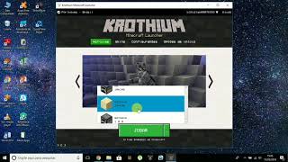 Como Baixar O Minecraft Java Edition Pirata Krothium Launcher [upl. by Collie]