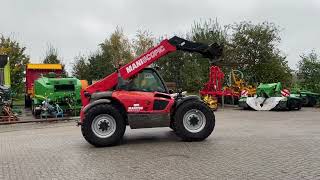 Verreiker Manitou MLT634120 oranje bouwjaar 2013 [upl. by Netsud]