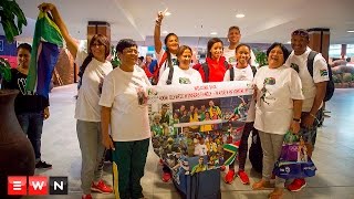 Wayde van Niekerks family home after dream trip [upl. by Anwad]