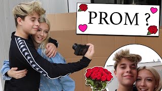 Asking My Girlfriend To PROM EMOTIONAL REACTION  Gavin Magnus ft Coco Quinn [upl. by Yddur]