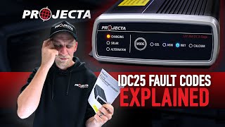 Projecta Dual Battery Charger IDC25 Fault Indicator Codes Explained [upl. by Inna385]