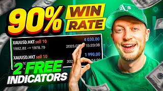 Winning 90 of my Forex Trades with 2 FREE Indicators [upl. by Svirad687]