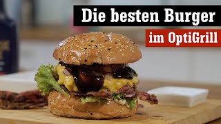 Der PERFEKTE BURGER im OptiGrill [upl. by Mavis]