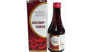 ASCOKP FORTE Syrup Fem Baglycin Folic Acid Zinc amp Vitamin B12 Syrup [upl. by Assenej976]