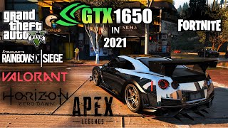 GTX 1650 Test in 7 Games in 2021 ft I7 3770  GTX 1650 Gaming [upl. by Nohsav913]