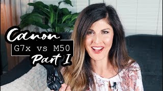 Canon G7x ii vs Canon M50 My VLOGGING CAMERA Comparison [upl. by Nodroj]