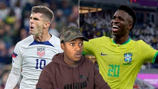 USA vs Brazil  REACTION 😱🔥 [upl. by Yenhoj815]