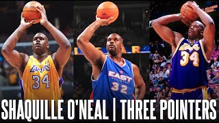 Shaquille ONeal Three Pointer Compilation ᴴᴰ [upl. by Adnoel]