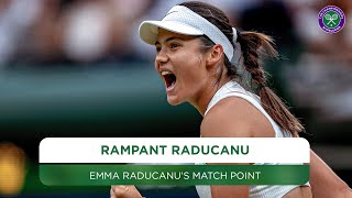 Emma Raducanu  Winning moment  Second round  Wimbledon 2024 [upl. by Sinnylg]