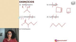 Hidrocarbonetos fechados e ramificados mistos [upl. by Lilyan]