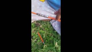 Fixing cut InternetTV cable line Comcast in yard Part 1 [upl. by Toffey247]