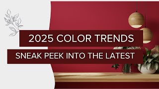 Sneak Peek into 2025 Home Decor Color Trends [upl. by Glimp516]