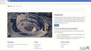 How to Get a Free Bing Maps Key [upl. by Einaffyt102]