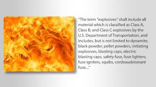 OSHA Definition of Explosive Materials [upl. by Cul]