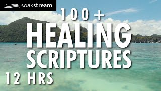 100 Healing Scriptures With Soaking Music  Audio Bible Scriptures over Instrumental Worship Music [upl. by Armilda]