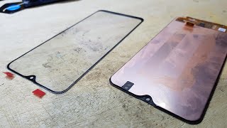 إصلاح زجاج حماية مكسور huawei y6 prime 2019 lcd replacement repair [upl. by Cotter]