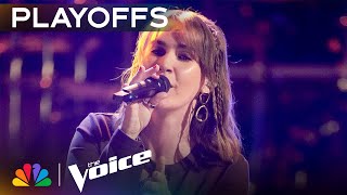 Lila Fordes Totally Unique Voice Shines on quotAngel from Montgomeryquot  The Voice Playoffs  NBC [upl. by Ashlan]