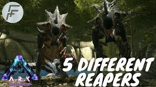 Ark Aberration  FIVE DIFFERENT REAPERS [upl. by Gratt]