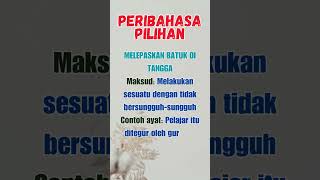 PART 198  Peribahasa pilihan dan Maksud  JenisJenis Peribahasa [upl. by Hesoj]