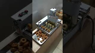 Commercial Electric Mini Automatic Doughnut Machine [upl. by Eerdua]