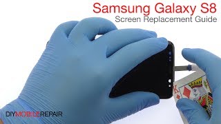 Samsung Galaxy S8 Screen Replacement Guide  DIYMobileRepair [upl. by Alyakcm280]