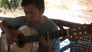 Saan Ka Man Naroroon Restituto Umali  RAFFY LATA  Classical Guitar [upl. by Harehs817]