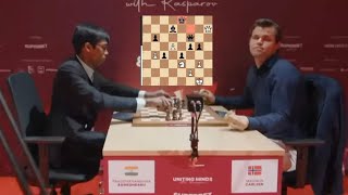 MAGNUS VS PRAGGNANANDHAA  World Blitz Chess [upl. by Bauske598]