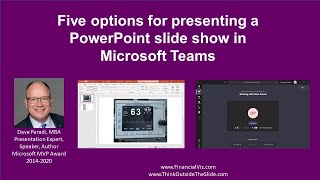 Five options for presenting a PowerPoint slide show in a Microsoft Teams meeting [upl. by Ellenad]