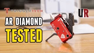 TESTED New TriggerTech AR Diamond 15lb  4lb AR15 Trigger [upl. by Leviralc]